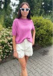 Bawełniany sweterk na krótki rękaw Sweet Summer
