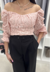 Stylowa koronkowa bluzka hiszpanka wybór kolorów