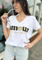 Bawełniany t-shirt z napisem AMOUR 2