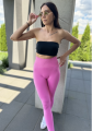 Damski top bez rękawów typu bandeau push up 4