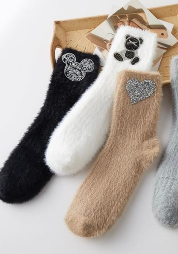Ozdobne skarpetki Thermo Mink 1