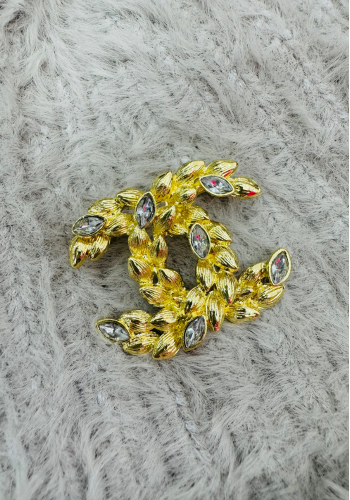 Broszka CC cyrkonie 2