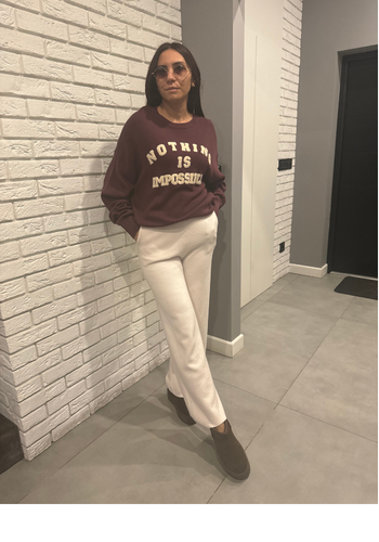 Damski sweter Nothing is inpossible kolory 1